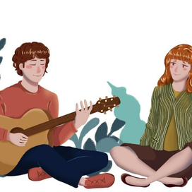 Первая иллюстрация на тему "Что такое любовь?"