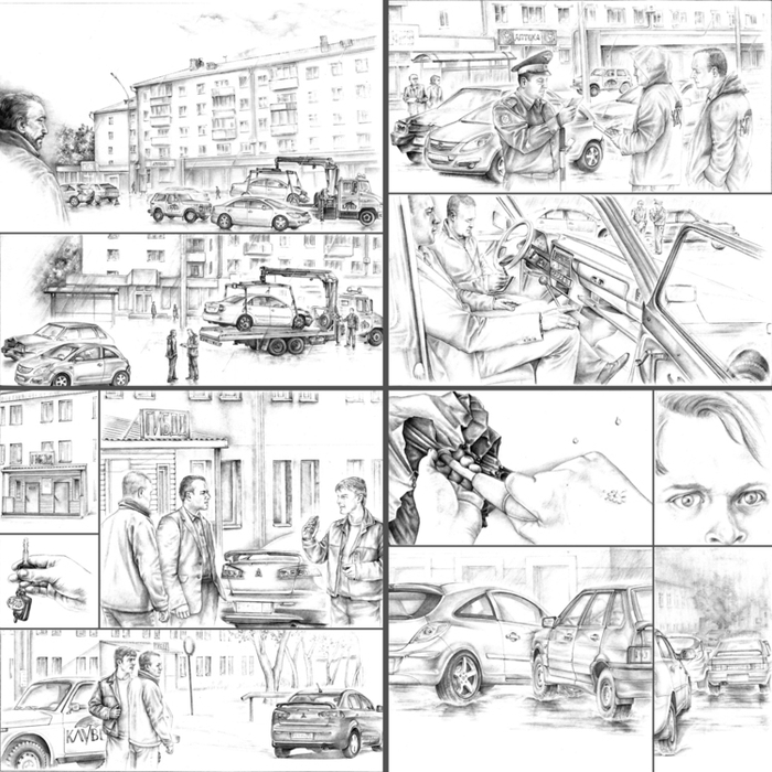Рисунки для комикса