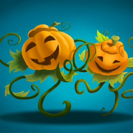 Весёлые тыквы