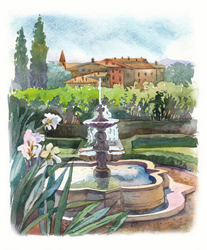 Вилла Il Borro. Тоскана