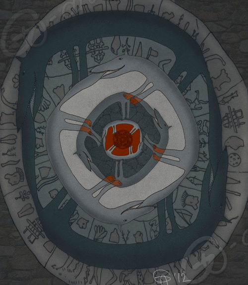 Лисы: круговорот- символ