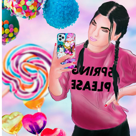 Девочка-конфетка