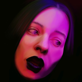 Neon portrait 