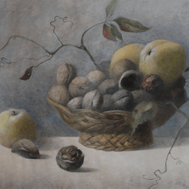 натюрморт с орехами