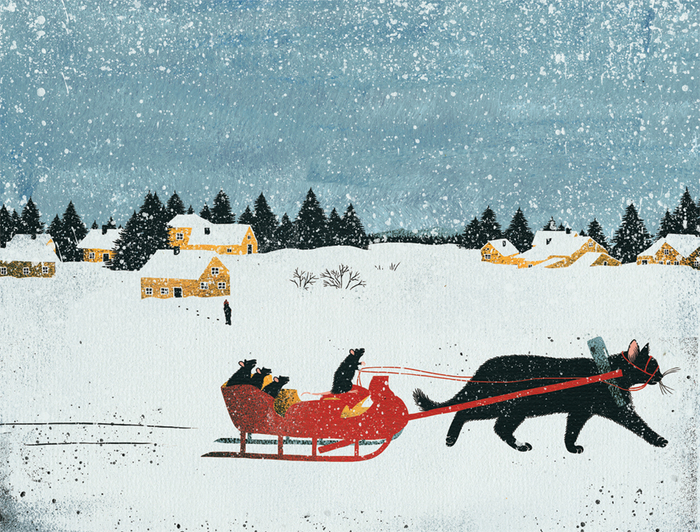 Новогодняя открытка