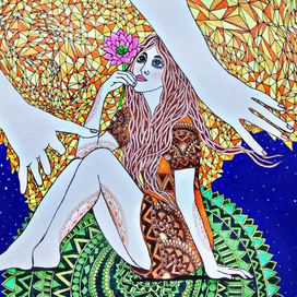 И лёд тает когда мы светим💙