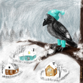 Открытка на Новый год