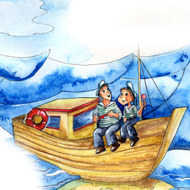 Разворот для книжки-малышки