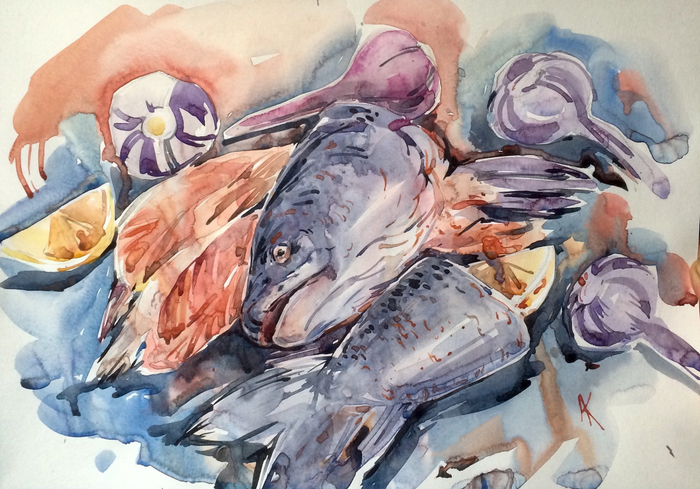 Натюрморт в преддверии ухи