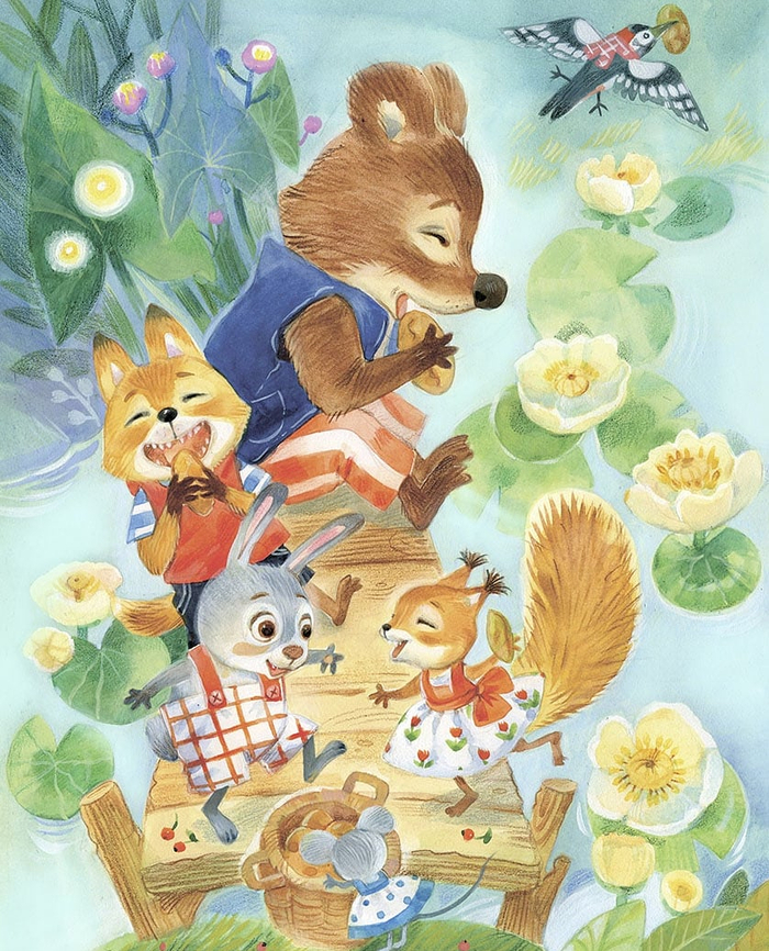 Ужин у хвостиков к сказкам Владимира Степанова 