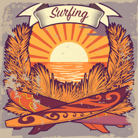 Серферский бейдж 