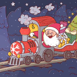 Поезд Санты