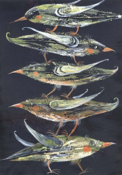 Листики-птички