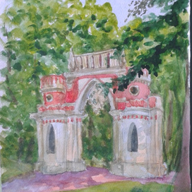 Виноградные ворота