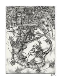 Иллюстрация к книге "Алиса в стране чудес"