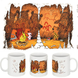 Пещерные мишки, дизайн для кружки