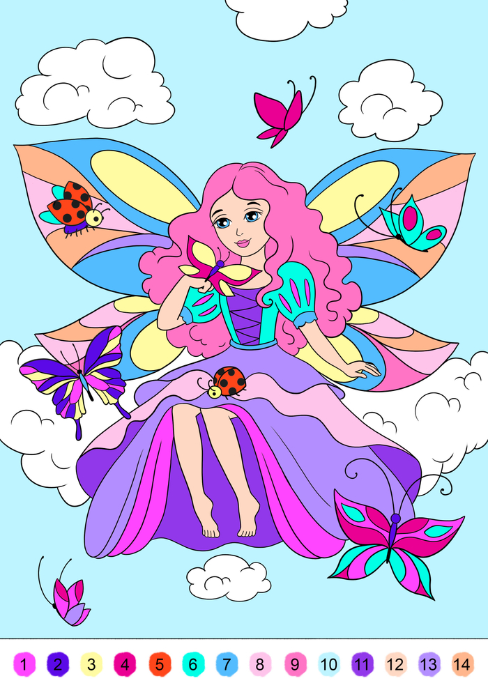 фея на облаках