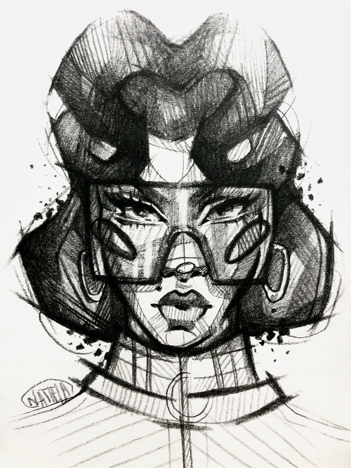 Портрет sketch