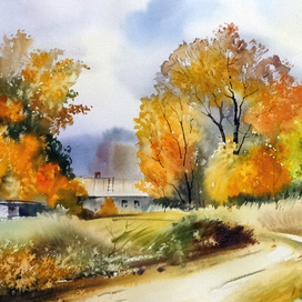 Осень в Валдлаучи.Латвия.