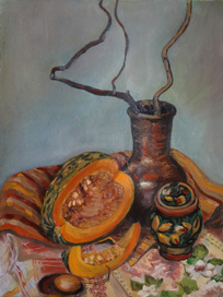 Тыква в разрезе