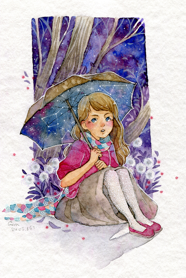 Звездный зонтик