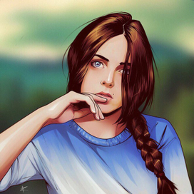 Портрет девушка