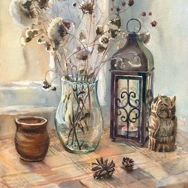 Натюрморт с совой