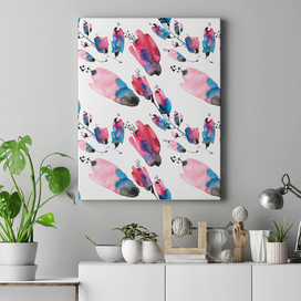 Акварельный принт