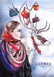 олень hermes