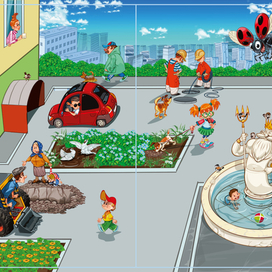 книжка с окошками