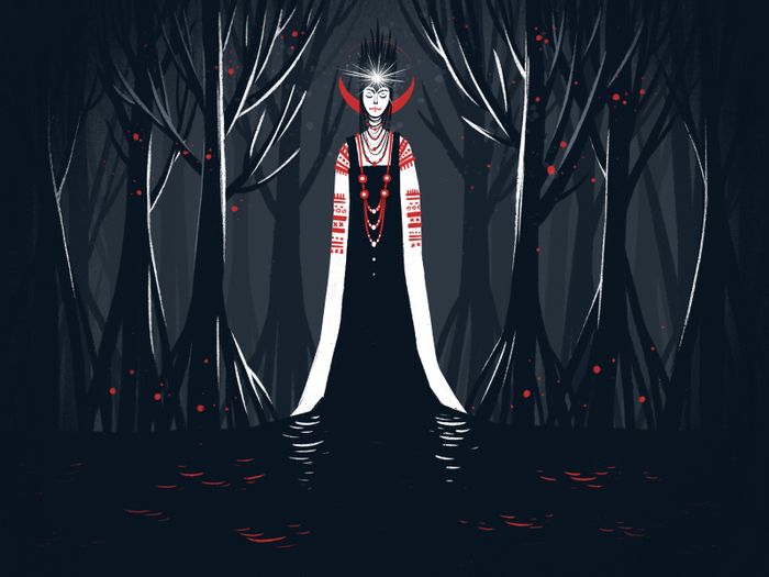 Ведьма и черное озеро