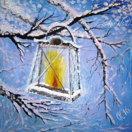 Сказка в зимнем лесу