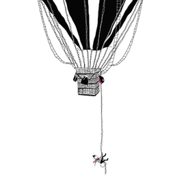 Я улетаю на большом воздушном шаре