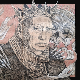 Фэнтези иллюстрация с референса