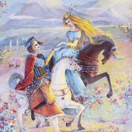 Иллюстрация к сказке «Синяя звезда» А. И. Куприна 