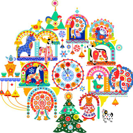 дымковские персонажи