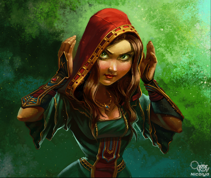 «The stranger in a hood»