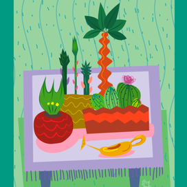 Векторная открыточка