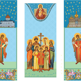 витраж для молельной комнаты при детской больнице