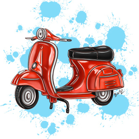 Мопед веспа