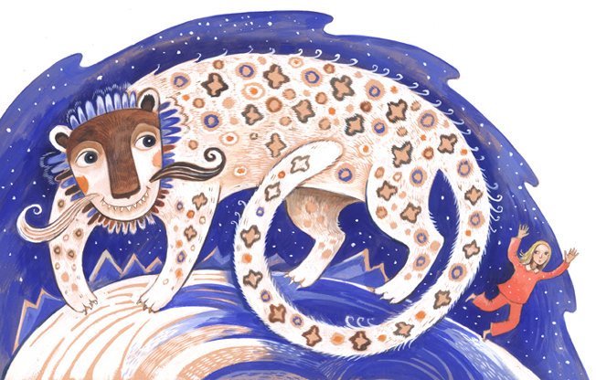 Иллюстрация к книге Е. Калинчук "Сказочница Саша"