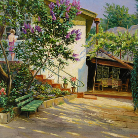 Дворик в Гурзуфе