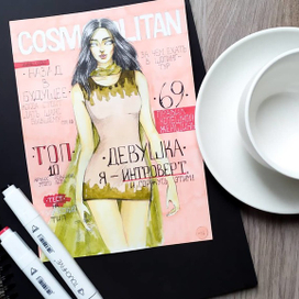 Пародия на обложку Cosmo