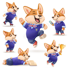 Собака корги 