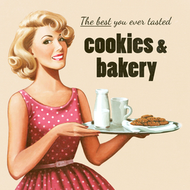 Иллюстрация для упаковки домашнего печенья