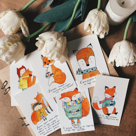 Открытки для кофейни 