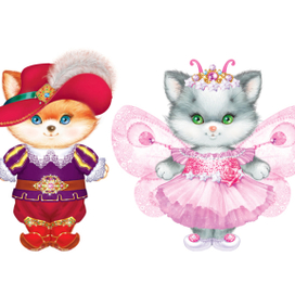 Игра одень котенка