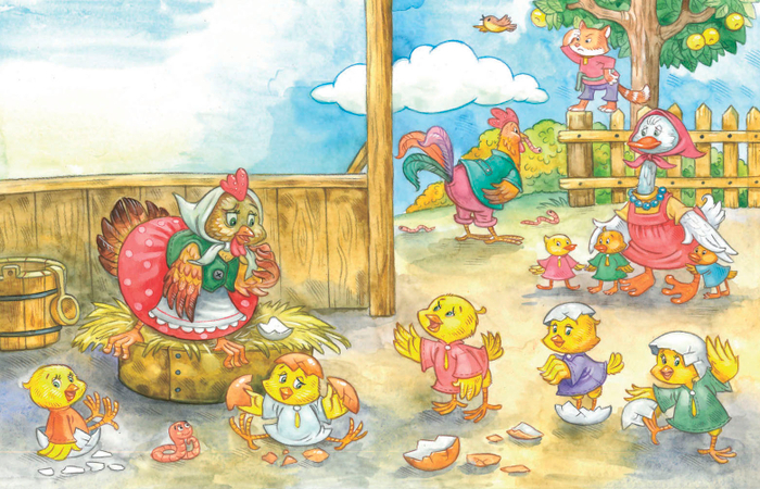 СКАЗКИ ЛЬВА ТОЛСТОГО. Наседка