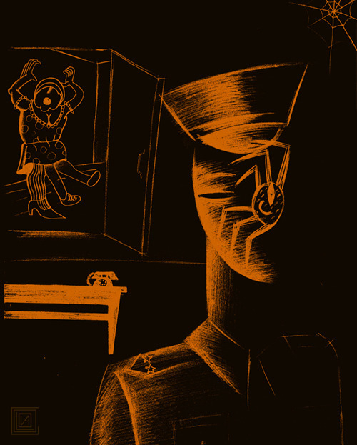 Иллюстрация к стихотворению Юрия Мамлеева из произведения "Мир и Хохот"