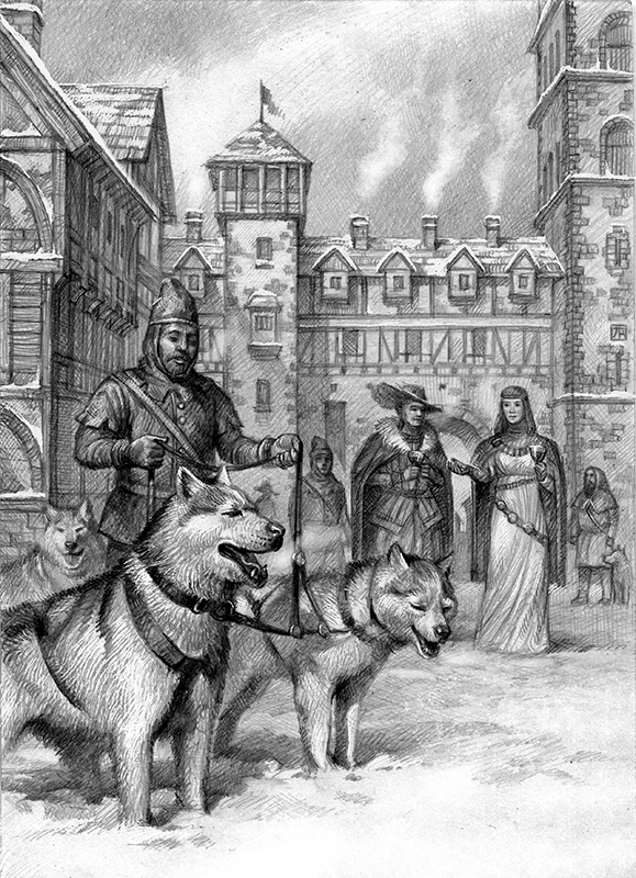 Иллюстрация к произведению Р. Суржикова "Кукла на троне"